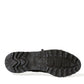 Black Leather Strap Men Ankle Boots Shoes