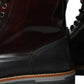 Black Leather Military Combat Boots Shoes
