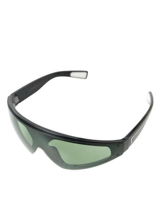 Sleek Men's Green-Lens Sunglasses