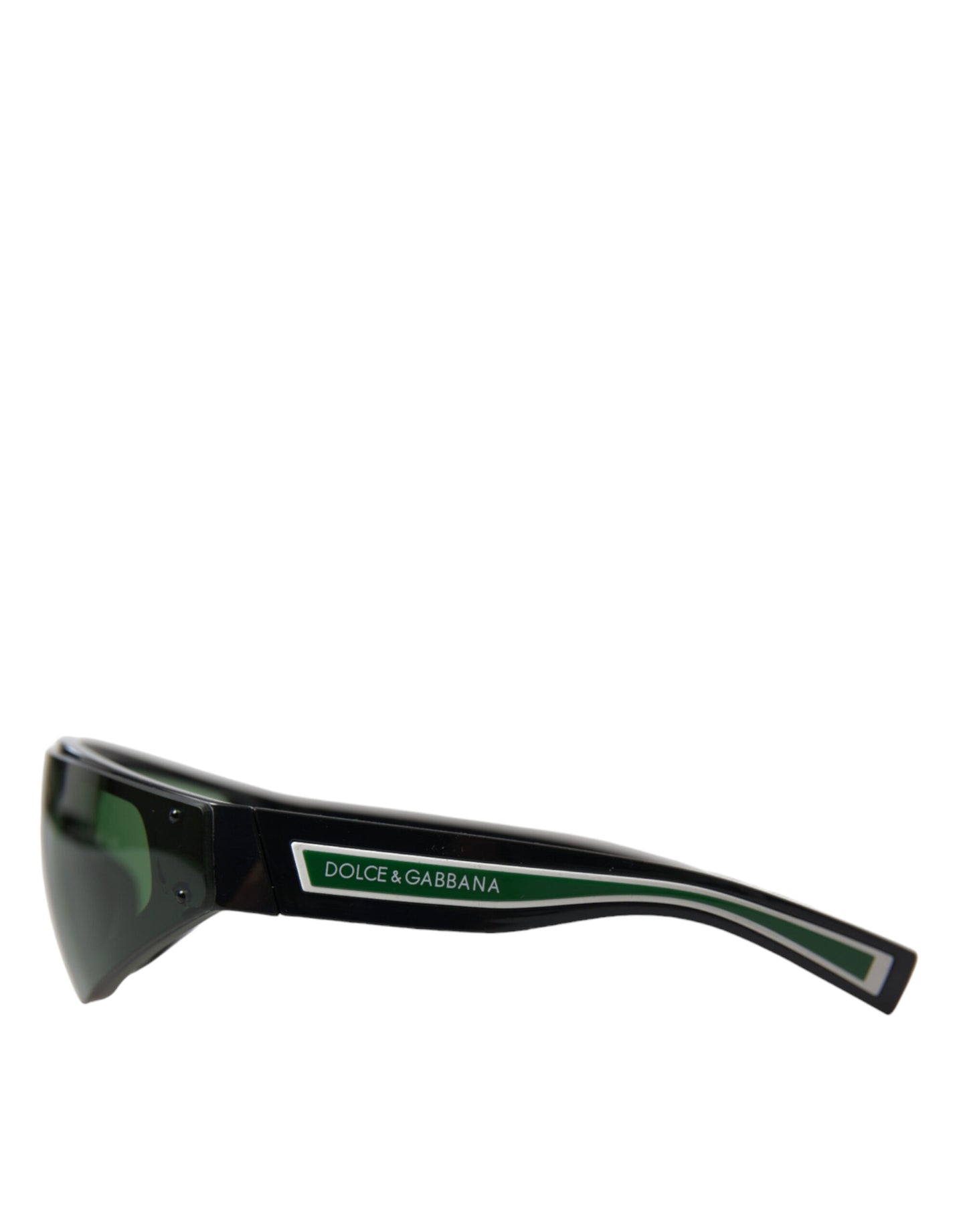 Sleek Men's Green-Lens Sunglasses