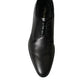 Black Leather Lace Up Formal Derby Dress Shoes