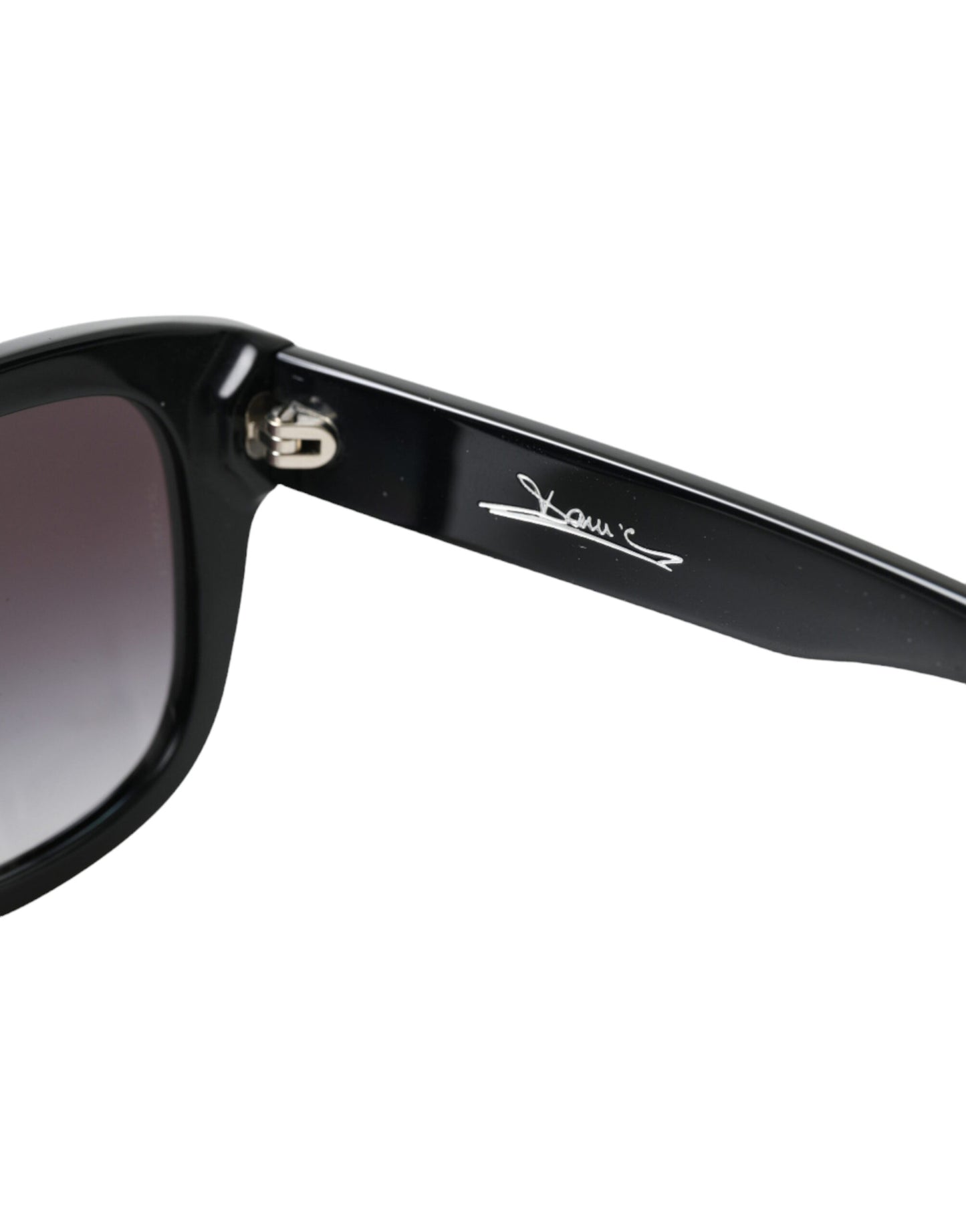 Sleek Black Acetate Sunglasses for Men