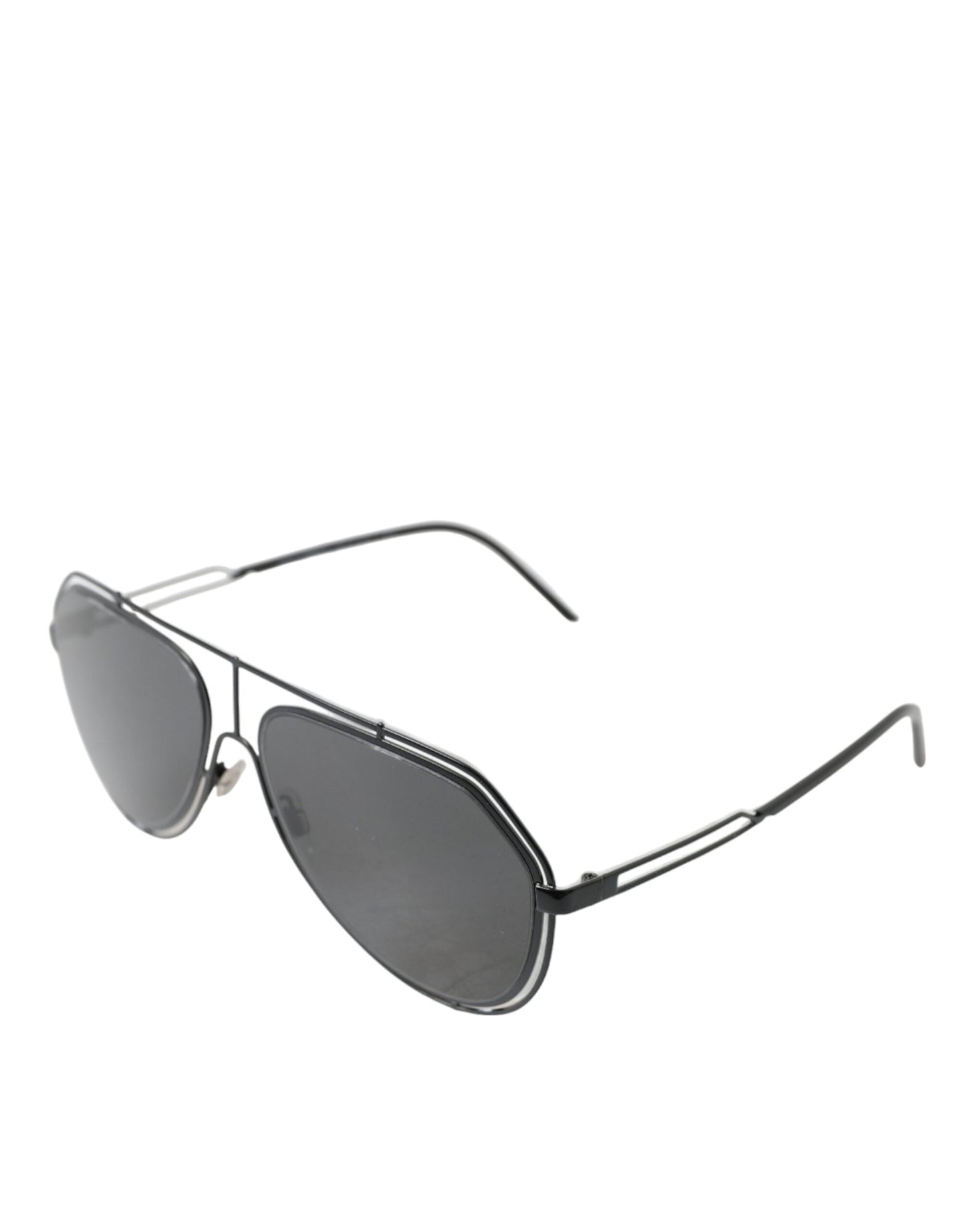 Elegant Black Metal Sunglasses for Men