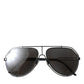 Elegant Black Metal Sunglasses for Men