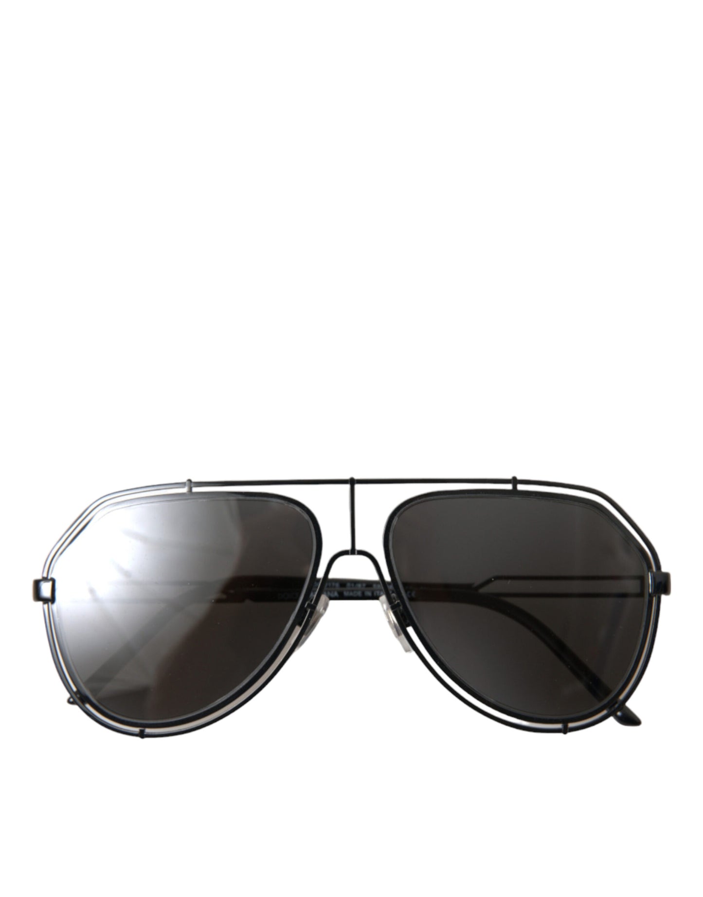 Elegant Black Metal Sunglasses for Men