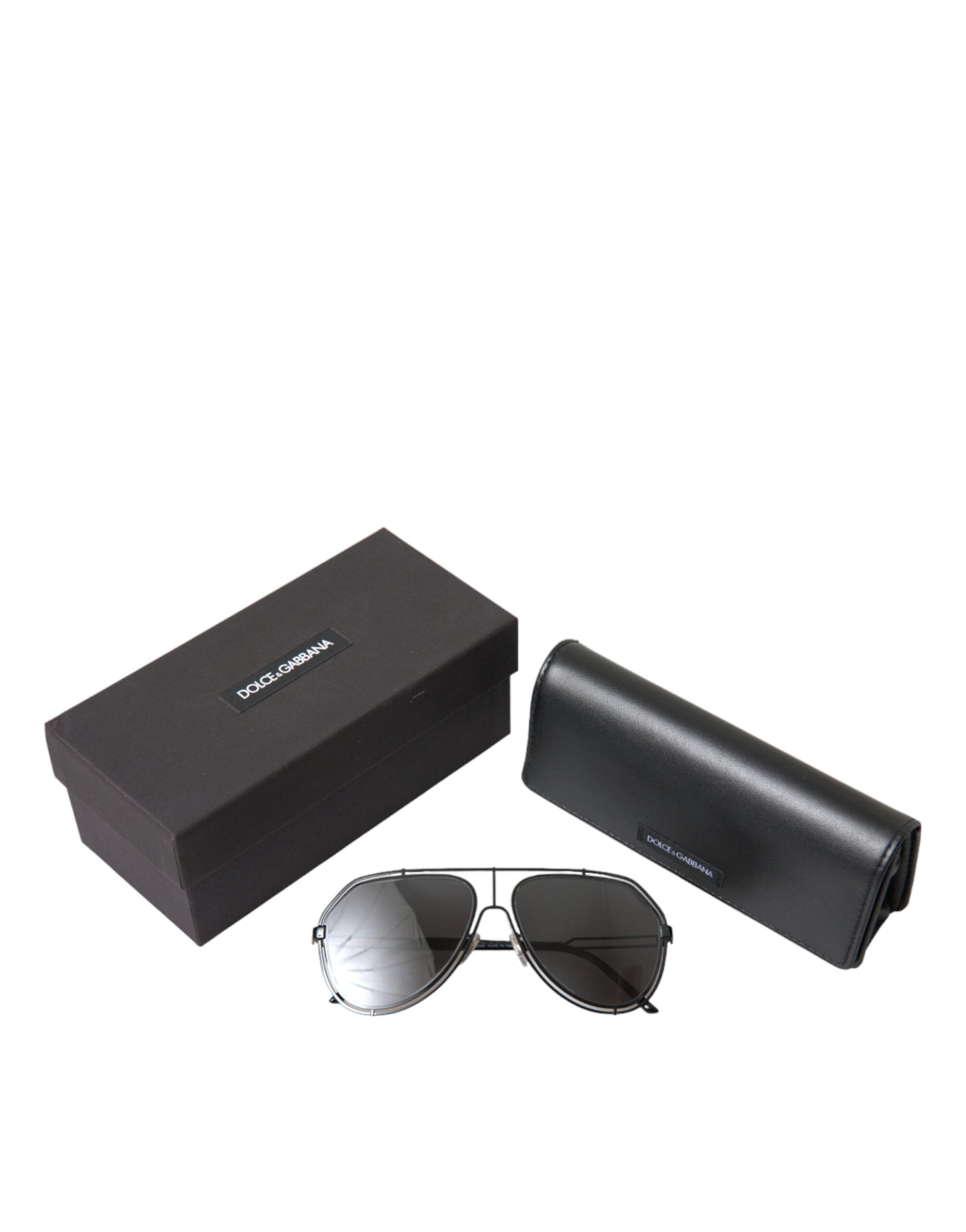 Elegant Black Metal Sunglasses for Men