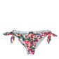 Multicolor Floral Swimwear Bottom Beachwear Bikini