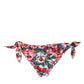 Multicolor Floral Swimwear Bottom Beachwear Bikini