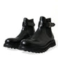 Black Chelsea Belted DG Logo Boots Shoes