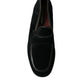 Black Velvet Slip On Loafers Dress Shoes