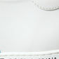 White Blue Leather Low Top Sneakers Shoes