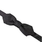 Elegant Black Fantasy Silk Bow Tie