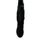 Black Gazelle Fur Mid Calf Winter Boots Shoes