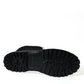 Black Chioggia Rubber Suede Rain Boots Shoes