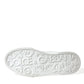 White Black Patch Portofino Sneakers Shoes