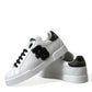 White Black Patch Portofino Sneakers Shoes