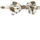 Chic Beige Silk Musical Bow Tie