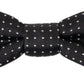 Elegant Silk Black Bow Tie
