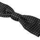 Elegant Silk Black Bow Tie