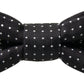 Elegant Silk Black Bow Tie