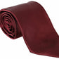 Elegant Red Silk Bow Tie