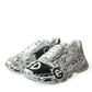 White Graffiti Calfskin Daymaster Sneakers Shoes