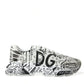 White Graffiti Calfskin Daymaster Sneakers Shoes