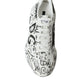 White Graffiti Calfskin Daymaster Sneakers Shoes