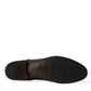 Bordeaux Leather Men Formal Derby Dress Shoes