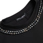 Embellished Neckline Casual T-Shirt