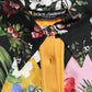 Multicolor Patchwork Cashmere Henley Sweater