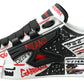 Multicolor Hand-Painted Leather Sneakers