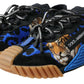 Elegant Black NS1 Sneakers with Tiger Motive