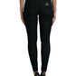 Blue Cotton Stretch Denim Skinny Jeans