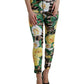 Multicolor Floral High Waist Leggings Pants