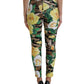 Multicolor Floral High Waist Leggings Pants