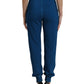 Blue Logo Cotton Jogger Sweatpants Pants
