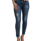 Dark Blue Cotton Stretch Denim Skinny Jeans