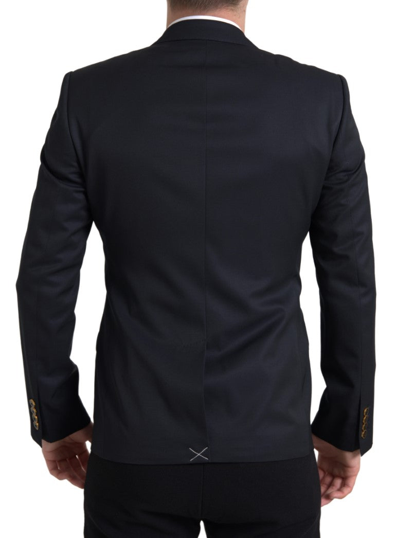 Elegant Single Breasted Virgin Wool Blazer