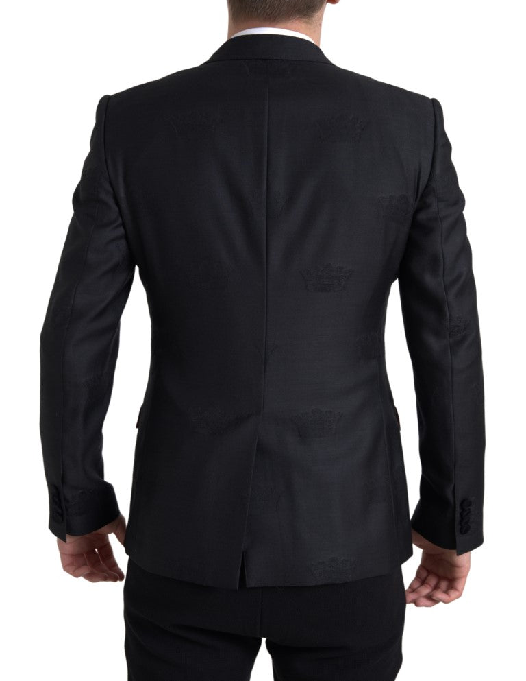 Elegant Slim Fit Virgin Wool Blazer