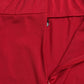 Red Stretch High Waist Cropped Leggings Pants