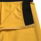 Yellow Nylon Stretch Leggings Pants