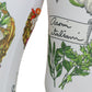 White Vegetables High Waist Leggings Pants