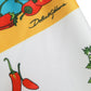 White Vegetables High Waist Leggings Pants
