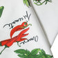 White Vegetables High Waist Leggings Pants
