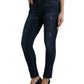 Dark Blue Cotton Stretch Denim Skinny Jeans