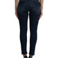 Dark Blue Cotton Stretch Denim Skinny Jeans