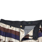 Multicolor Heraldic Skinny Men Pants