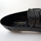 Elegant Black Leather Mens Loafers