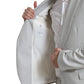 Silver Wool Silk 2 Piece Slim Fit Suit